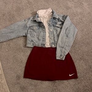 Red Nike skirt!!